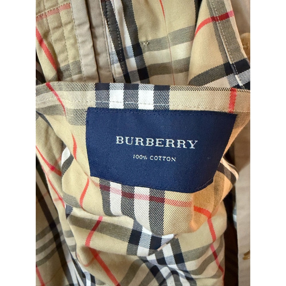Burberry London Trench Coat Made in England 52 Long - Picture 5 of 12